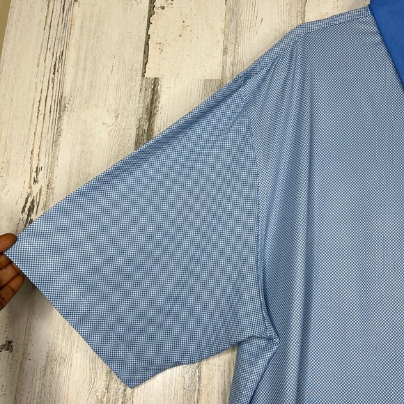 Footjoy Men’s Shirt Size 2XL Blue Golf Short Sleeve Polo - Picture 5 of 12